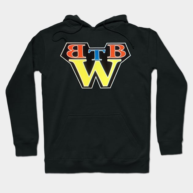 Back to Basics Wrestling logo Hoodie by Clear As Mud Productions LTD